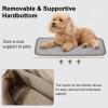 imagePecute Dog Purse Carrier Dog Carrier with Pockets for Small Dogs169quot L x 79quot W x 138quot H Fits Dogs 7 lbs to 13 lbs Lightweight Dog and Puppies Tote Bag Carrier Outing Travel Vet XL BlackKhakiUpgraded cuff tightening