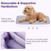 imagePecute Dog Purse Carrier Dog Carrier with Pockets for Small Dogs169quot L x 79quot W x 138quot H Fits Dogs 7 lbs to 13 lbs Lightweight Dog and Puppies Tote Bag Carrier Outing Travel Vet XL BlackPurple