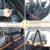 imageBack Seat Extender for Dogs 524  244in Upgraded NonSlip PU Leather Dog Car Seat Cover Foldable in The Car Hard PVC Panels Bottom Support to 330 lbs for CarsMidSize SUVSmall TruckGlossy material