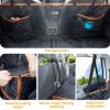 imageBack Seat Extender for Dogs 524  244in Upgraded NonSlip PU Leather Dog Car Seat Cover Foldable in The Car Hard PVC Panels Bottom Support to 330 lbs for CarsMidSize SUVSmall TruckGlossy material