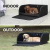 imagePecute SUV Cargo Liner for Dogs  Water Resistant Pet Cover Dog Seat Mat with Soft Cushion for SUVs Sedans with Bumper Flap Protector NonSlip 381quot x 271quot x 141quot Easy to Clean