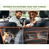 imagePecute Back Seat Extender for Dogs Hard Bottom Large Dog Car Seat Extender with Mesh Window Dog Seat Cover Bed with Stable Structure for Car SUV Waterproof Dog Hammock for Car Travel Camping