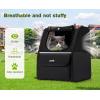 imagePecute Cat Backpack Carrier Expandable Cat Backpack for Cats Dogs up to 11 lbs Pet Travel Backpack for Small Dogs Medium Cats Cat Carrier with Ventilated Mesh Safety Leash Hiking Outdoor GreyBlack