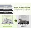 imagePecute Cat Backpack Carrier Expandable Cat Backpack for Cats Dogs up to 11 lbs Pet Travel Backpack for Small Dogs Medium Cats Cat Carrier with Ventilated Mesh Safety Leash Hiking Outdoor GreyGray