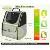 imagePecute Cat Backpack Carrier Expandable Cat Backpack for Cats Dogs up to 11 lbs Pet Travel Backpack for Small Dogs Medium Cats Cat Carrier with Ventilated Mesh Safety Leash Hiking Outdoor GreyGray