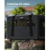 imagepecute Cat Carrier Stable Pet Carrier Breathable and Portable Cat Carriers Bag with Scientific Hidden Partition Carriers for Cat Under 5kg Dog Carriers Suitable for Travel and Outing Dark GrayDark Gray