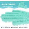 imagePecute DoubleSided Silicone Pet Grooming Gloves with HighDensity Teeth  HeatResistant Efficient for Dog and Cat Bathing Massaging and BrushingGreen
