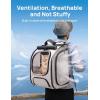 imagePecute Cat Backpack Carrier Large Space Cat Bubble Backpack Breathable ampamp Shaded Cat Backpack Carrier Ergonomic 3D Design for Travel Hiking Suitable for Shopping and Vet KhakiKhaki
