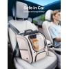 imagePecute Cat Backpack Carrier Large Space Cat Bubble Backpack Breathable ampamp Shaded Cat Backpack Carrier Ergonomic 3D Design for Travel Hiking Suitable for Shopping and Vet KhakiKhaki