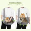 imagePecute Dog Carrier Sling Small Dog Pet Carrier with Breathable Window HandsFree Sling Adjustable Padded Strap Shoulder Bag for Outdoor Travel