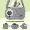imagePecute Dog Carrier Sling Small Dog Pet Carrier with Breathable Window HandsFree Sling Adjustable Padded Strap Shoulder Bag for Outdoor Travel