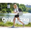 imagePecute Cat Backpack Carrier for Travel ampamp Hiking Breathable Pet Carrier Backpack with Storage Pockets Small Dog Carrier Bag for Outdoor Walking Bike Riding Vet Visits Grey