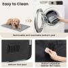 imageLarge Dog Car Carrier Light Weight 27205205ins Dog Carrier for Cars Portable Dog Car Crate with Breathable Windows Stable Pet Carrier for Both Indoor and Outdoor Use Pet Travel Crate Gray