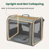 imageLarge Dog Car Carrier Light Weight 27205205ins Dog Carrier for Cars Portable Dog Car Crate with Breathable Windows Stable Pet Carrier for Both Indoor and Outdoor Use Pet Travel Crate Green