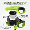 imagePecute 32ft Retractable Dog Leash with Poo Bag Holder Chew Proof Dog Leash with 360 TangleFree Extended AntiSlip Handle ampamp Quick Brake Button Suitable for Dogs Up to 110lbs in WeightGreen