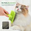 imagePecute Slicker Brush for Dogs Cats with AirCushion and Soft Pins Dog Brush for Shedding Massaging Grooming Lightweight Cat Brush with Pet Comb Gently Removes Loose Fur UndercoatSmall