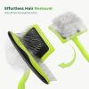 imagePecute Slicker Brush for Dogs Cats with AirCushion and Soft Pins Dog Brush for Shedding Massaging Grooming Lightweight Cat Brush with Pet Comb Gently Removes Loose Fur UndercoatSmall
