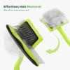 imagePecute Slicker Brush for Dogs ampamp Pet Comb Professional Grooming Dog Brush for Goldendoodles Poodles Labradoodles with Extra Long Soft Pins to Effectively Remove Tangles Knots and Mats 2PCSSmall