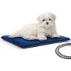 imagePecute Outdoor Heating Pad for Cats ampamp Dogs IPX7 Waterproof Chew Resistant Cord Washable Heated Cat Bed