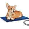 imagePecute Outdoor Pet Heating Pad Automatic Inflatable Dog ampamp Cat Heating Pad with Chew Resistant Cord IPX7 Waterproof Washable Cover