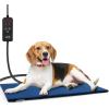 imagePecute Pet Heating Pad 6 Adjustable Temperature with Timer Dog Heating Pads with DualResistant Cable Waterproof Layer Cat Heating Pad Electric Indoor Heating Pad for Dogs Cats