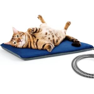 imagePecute Outdoor Heating Pad for Dogs ampamp Cats Waterproof Chew Resistant Cord Electric Heated Bed for Outdoor Cat House
