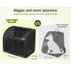 imagePecute Cat Backpack with Widened Interior Space Upgraded Dog Backpack Carrier with Various Ways to Carry Pet Backpack with Breathable Mesh Pet Travel Carrier with Soft PaddedDark Grey