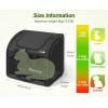 imagePecute Cat Backpack with Widened Interior Space Upgraded Dog Backpack Carrier with Various Ways to Carry Pet Backpack with Breathable Mesh Pet Travel Carrier with Soft PaddedDark Grey