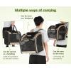 imagePecute Cat Backpack with Widened Interior Space Upgraded Dog Backpack Carrier with Various Ways to Carry Pet Backpack with Breathable Mesh Pet Travel Carrier with Soft PaddedKhaki