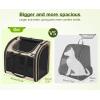 imagePecute Cat Backpack with Widened Interior Space Upgraded Dog Backpack Carrier with Various Ways to Carry Pet Backpack with Breathable Mesh Pet Travel Carrier with Soft PaddedKhaki