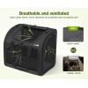 imagePecute Cat Backpack with Widened Interior Space Upgraded Dog Backpack Carrier with Various Ways to Carry Pet Backpack with Breathable Mesh Pet Travel Carrier with Soft PaddedDark Grey