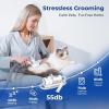 imagePecute Dog Grooming Vacuum 4in1 Pet Grooming Kit with Clipper Brush 12000Pa Dog Vacuum for Shedding with 15L Dust Cup Storage Pocket Low Noise Pet Vacuum for Dog ampamp Cat Home Grooming