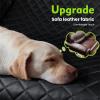 imageDog Car Seat Cover for Back Seat Waterproof ampamp ScratchResistant Leather Fabric Back Seat Extender for Dogs Car Window Fixing for Maximum Car Protection Support to 330 lbs for CarsSUVTrucksdog hammock style
