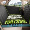 image2in1 Dog Car Seat Cover for Back Seat Transform to Passenger Mode  Dog Car Seat Waterproof Scratchresistant Support to 330lbs for Outdoor Activities Travel to the Vet for CarsSUVTruckfull surrounded style