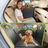 image2in1 Dog Car Seat Cover for Back Seat Transform to Passenger Mode  Dog Car Seat Waterproof Scratchresistant Support to 330lbs for Outdoor Activities Travel to the Vet for CarsSUVTruckdog car seat  hammock style