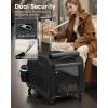 imagePecute Cat Carrier with Wheels Large Space Dog Carrier up to 40lbsPet Stroller for Short Legged DogsDog Crate for Medium Small DogsSuitable for Dachshund French Bulldog Basset Hound Corgi