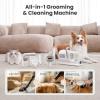 imagePecute Dog Grooming VacuumampampDryer 10000Pa Pet Grooming Kit 7in1 Dog Vacuum for Shedding Grooming Adjustable Speed ampamp Temp 17L Dust Cup55dB