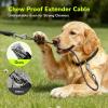 imageRetractable Dog Leash with Chew Proof Extender  182 ft Heavy Duty Retractable Dog Leash with Poop Bag Holder AntiSlip Handle Reflective Leashes for Small Medium Large Pet Up to 120 lbs066 LBS