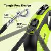 imageRetractable Dog Leash with Chew Proof Extender  182 ft Heavy Duty Retractable Dog Leash with Poop Bag Holder AntiSlip Handle Reflective Leashes for Small Medium Large Pet Up to 120 lbs066 LBS