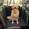 imageBack Seat Extender for Dogs 57  287 in Upgraded Sofa Leather Dog Car Seat Cover for Back Seat Foldable in the Car Hard PVC Panels Bottom Support to 330 lbs Full Coverage for Full Size TruckSUV2in1 dog hammock style