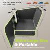 imageBack Seat Extender for Dogs 57  287 in Upgraded Sofa Leather Dog Car Seat Cover for Back Seat Foldable in the Car Hard PVC Panels Bottom Support to 330 lbs Full Coverage for Full Size TruckSUVfull surrounded style