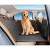 imagePecute Dog Car Seat Cover for Back Seat Back Seat Extender for Dogs 52  244in Foldable in The Car Hard PVC Panels Bottom Support to 330 lbs for CarsMidSize SUVSmall Truck
