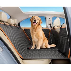 imagePecute Dog Car Seat Cover for Back Seat Back Seat Extender for Dogs 52  244in Foldable in The Car Hard PVC Panels Bottom Support to 330 lbs for CarsMidSize SUVSmall Truck
