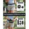 image:imageDog Leash Hands Free Waist Leash for Dog Walking with Pouch Removable Shock Absorbing Bungee Thickened Lumbar pad amp Comfortable Dual Handles Dog Running and Trainingfor 33120lbs DogsBlack
