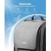 image:imagePecute Cat Backpack Carrier Large Space Cat Bubble Backpack Breathable Cat Carrier Shaded Dog Backpack Carrier Ergonomic 3D Design for Travel Hiking Suitable for Shopping and Vet PinkGray