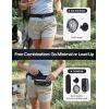 image:imageDog Leash Hands Free Walking Waist Belt with Pouch Removable amp MultifunctionalShock Absorbing Bungee Thickened Lumbar pad amp Comfortable Dual HandlesDog Running and Trainingfor 33120lbs DogsGrey