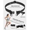 image:imageDog Leash Hands Free Walking Waist Belt with Pouch Removable amp MultifunctionalShock Absorbing Bungee Thickened Lumbar pad amp Comfortable Dual HandlesDog Running and Trainingfor 33120lbs DogsBlack
