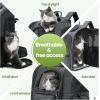 image:imagePecute Cat Backpack Carrier 30 Energy Saving Breathable Pet Backpack Foldable Ergonomic Travel Carrier for Cats and Small Dogs Ideal for Hiking Outdoor Trips amp Vet Visits