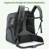 image:imagePecute Cat Backpack Carrier 30 Energy Saving Breathable Pet Backpack Foldable Ergonomic Travel Carrier for Cats and Small Dogs Ideal for Hiking Outdoor Trips amp Vet Visits