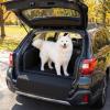image:imagePecute SUV Cargo Liner for Dogs Water Resistan Pet Trunk Cover with Soft Cushion NonSlip Dog Back Seat Mat for SUVs Sedans with Bumper Flap Protector Padded BlackXL